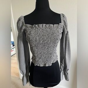 More To Come long sleeve, cropped top. Never worn. Size L.